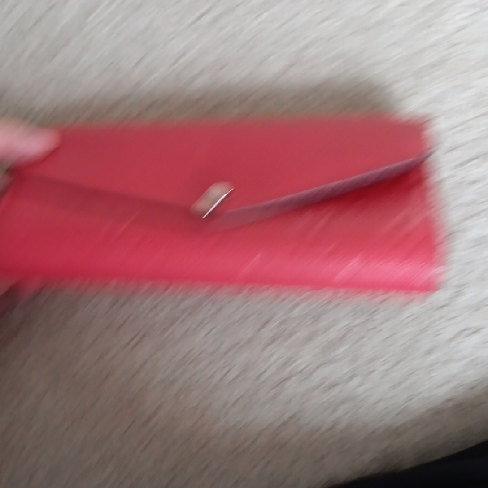 Louis Vuitton Empreinte Sarah Red Leather Envelope Wallet - Picture 15 of 16